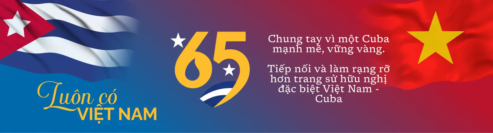 Banner Footer Việt Nam - Cuba
